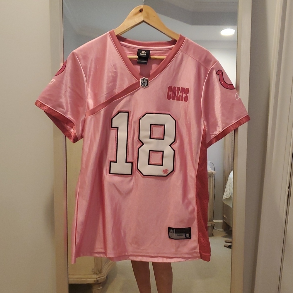 Pink women’s Peyton Manning Colts Jersey size XXL